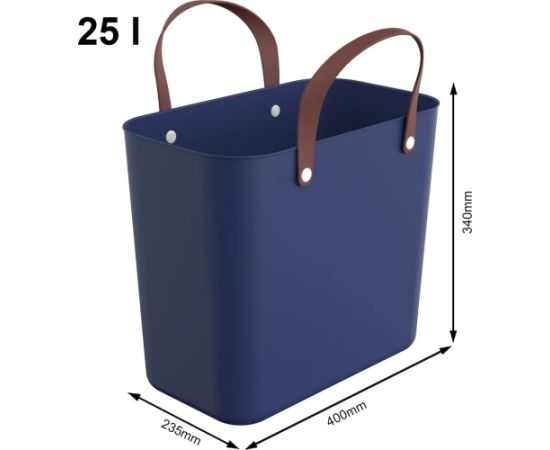 Rotho Multibag Albula Style 25L granat Midnightblue Atkritumu tvertnes