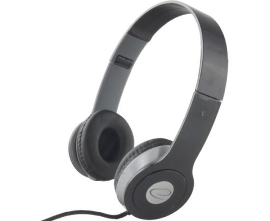 Esperanza EH145K headphones/headset Wired Head-band Music Black Austiņas