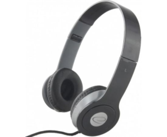 Esperanza EH145K headphones/headset Wired Head-band Music Black Austiņas
