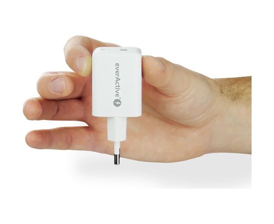 Charger 1 x USB Quick Charge 4.0, 1 x USB-C 45W white Зарядные устройства