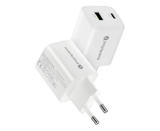 Charger 1 x USB Quick Charge 4.0, 1 x USB-C 45W white Зарядные устройства