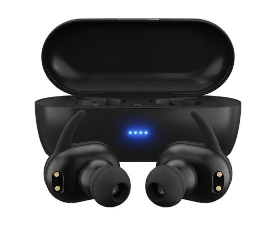 MAXELL MINI DUO Wireless in-ear headphones with charging case Black Austiņas