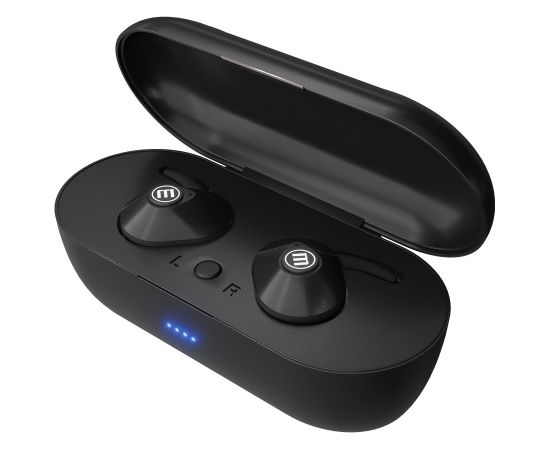 MAXELL MINI DUO Wireless in-ear headphones with charging case Black Austiņas