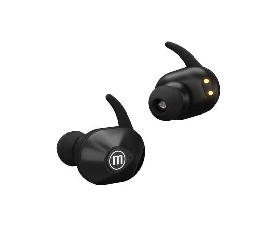 MAXELL MINI DUO Wireless in-ear headphones with charging case Black Austiņas