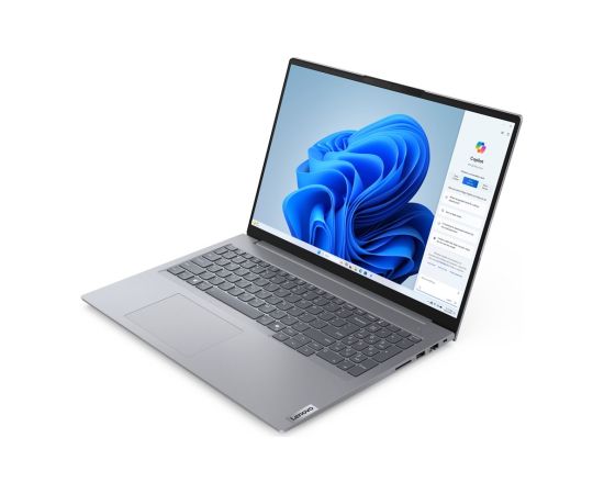 Lenovo ThinkBook 16 G7 ARP AMD Ryzen™ 7 7735HS Laptop 40.6 cm (16") WUXGA 16 GB DDR5-SDRAM 1 TB SSD Wi-Fi 6E (802.11ax) Windows 11 Pro Grey Portatīvie datori
