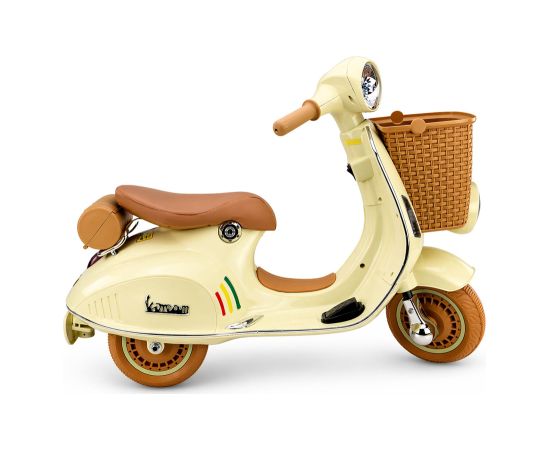 Lean Cars Vespa XW-03 35W Beige Battery Scooter Новости - Детские товары
