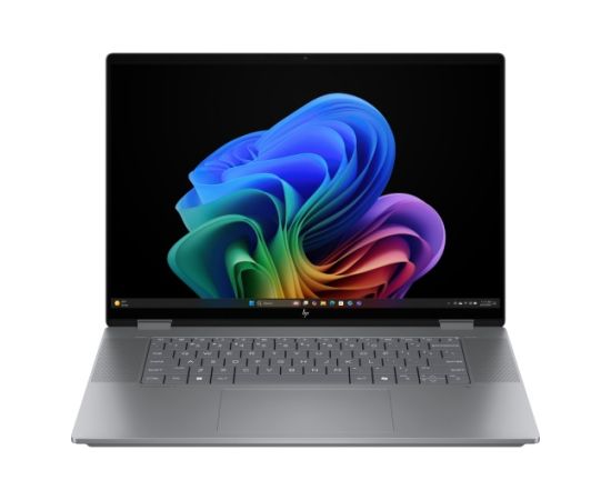 HP OmniBook X Flip 16-ar0007nn AMD Ryzen AI 5 340 16'' 2K WUXGA Touch 16GB 512GB W11H, Meteor Silver Portatīvie datori