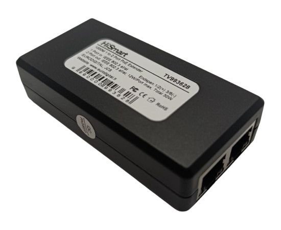 Extradigital PoE 10/100/1000M Удлинитель 100 м, 15Вт Коммутаторы (Switch)