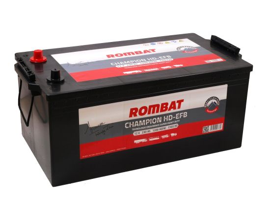 Rombat Champion HD EFB 12V 230Ah 1200A(EN) 518x273x240 3/1, EAN5946602007762 Akumulatori