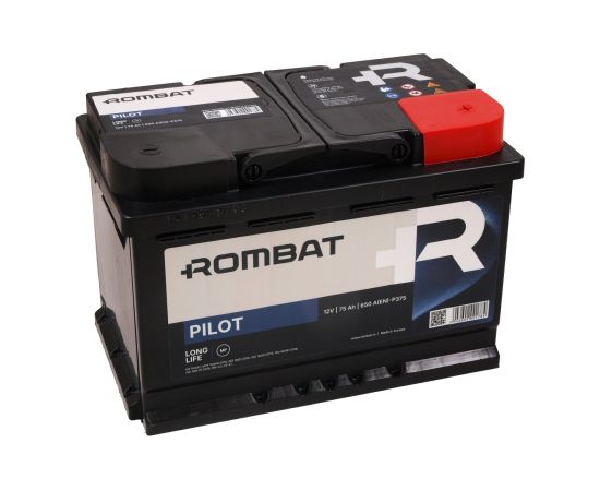 Rombat Pilot 12V 75Ah 650A(EN) L3 278X175X190 0/1 EAN5946602001784 Akumulatori