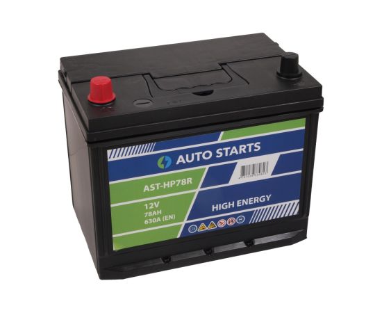 AUTO STARTS HIGH POWER JIS 12V 78Ah, 630A (EN)  260x173x225 1/1 EAN4751039330823 Akumulatori