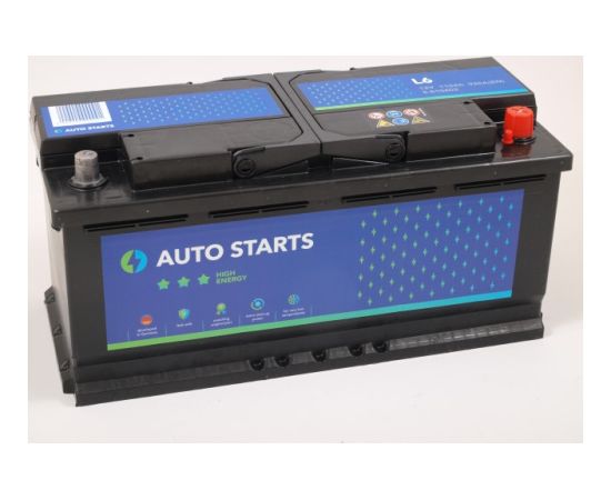 AUTO STARTS HIGH ENERGY 12V 110AH, 920A (EN) 393x175x190 0/1 EAN4751039330380 Akumulatori