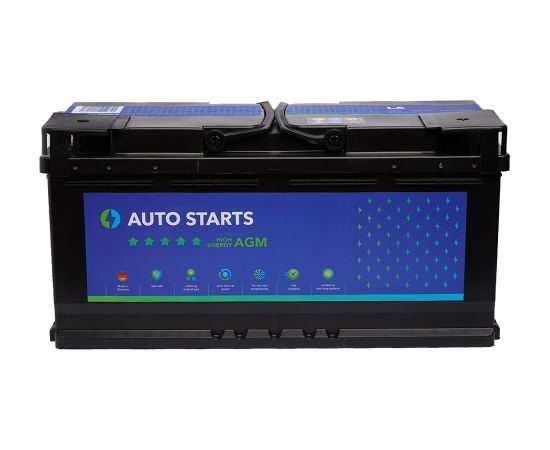 AUTO STARTS HIGH ENERGY AGM 12V 105Ah, 950A (EN) 393x175x190 0/1 EAN4751039330359 Akumulatori