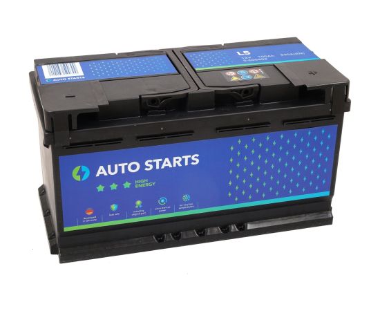 AUTO STARTS HIGH ENERGY 12V 100Ah, 830A (EN) 353x175x190 0/1 EAN4751039330311 Akumulatori
