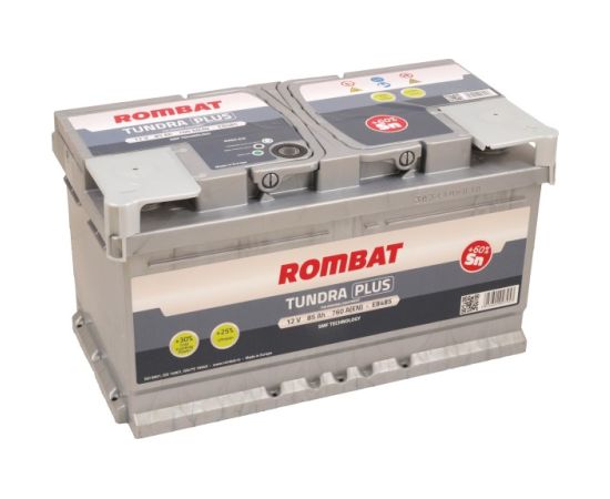 Rombat TUNDRA PLUS 12V 85Ah 760A(EN) LB4 315x175x175 0/1 EAN5946602007953 Akumulatori