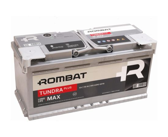Rombat TUNDRA PLUS 12V 110Ah 950A(EN) L6 395x175x190 0/1 EAN5946602007984 Akumulatori