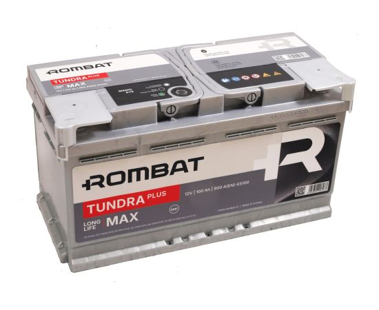Rombat TUNDRA PLUS 12V 100Ah 900A(EN) L5 353x175x190 0/1 EAN5946602007977 Akumulatori