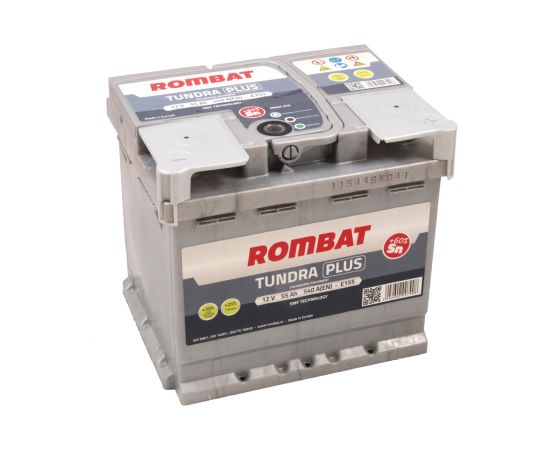 Rombat TUNDRA PLUS 12V 55Ah 540A(EN) L1 207x175x190 0/1 EAN5946602007908 Akumulatori