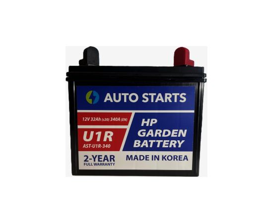 AUTO STARTS HP GARDEN BATTERY U1R 12V 32Ah (c20) 340A (EN) 197x130x158/185 0/1, EAN4751039330922 Akumulatori