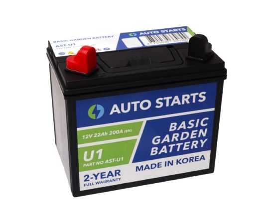AUTO STARTS BASIC GARDEN BATTERY U1 12V 22Ah (c20) 200A (EN) 197x130x158/185 1/1 EAN4751039330700 Akumulatori