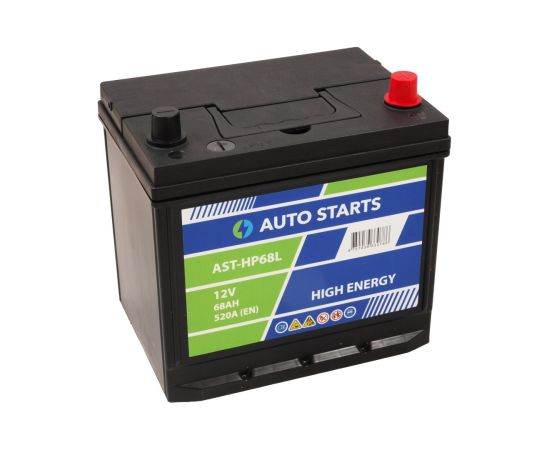AUTO STARTS HIGH POWER JIS 12V 68Ah, 520A (EN) 232x173x225 0/1 EAN4751039330786 Akumulatori
