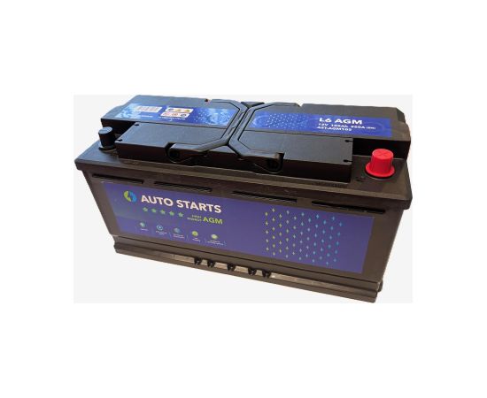 AUTO STARTS HIGH ENERGY AGM 12V 105Ah, 950A (EN) 394x175x190 0/1, EAN4751039330939 Akumulatori