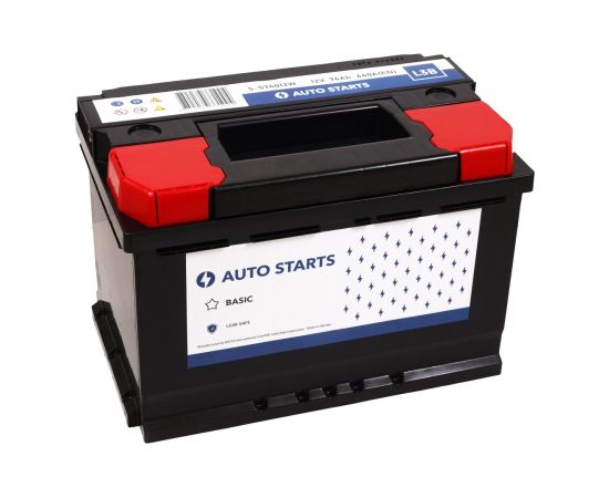 AUTO STARTS WESTA 12V 74Ah, 640A(EN) 278x175x190 0/1 EAN4751039331004 Akumulatori