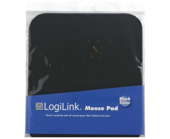 Logilink Mousepad Black, 220 x 250 mm