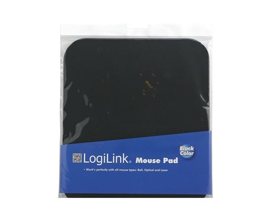 Logilink Mousepad Black, 220 x 250 mm