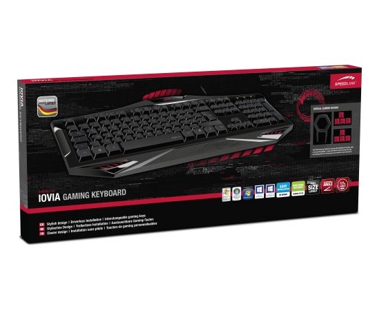 Speedlink клавиатура Iovia Nordic (SL-670001-BK-NC)