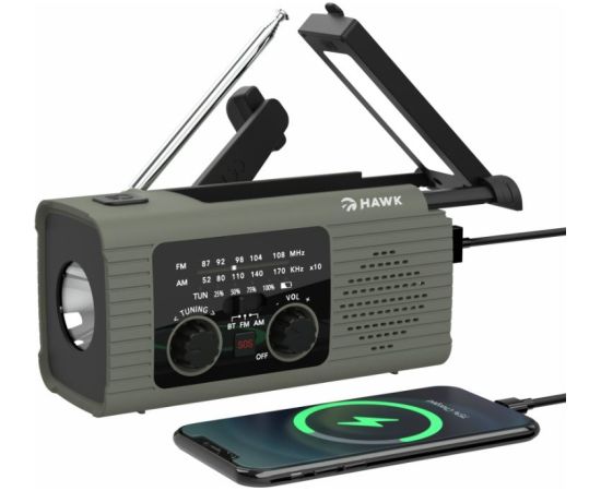 Portable Radio Manta, Green Radio, Radio pulksteņi