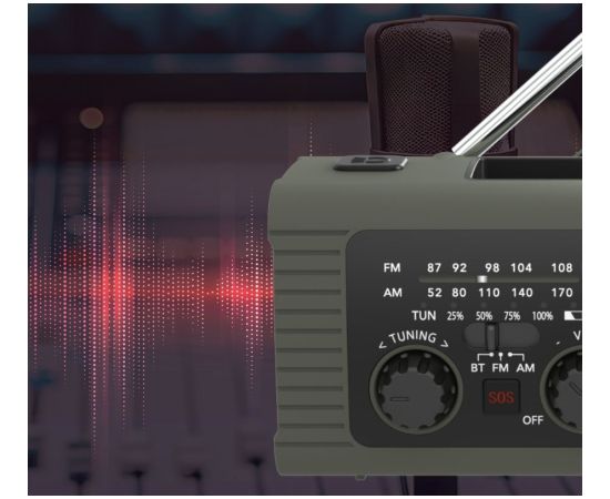 Portable Radio Manta, Green Radio, Radio pulksteņi