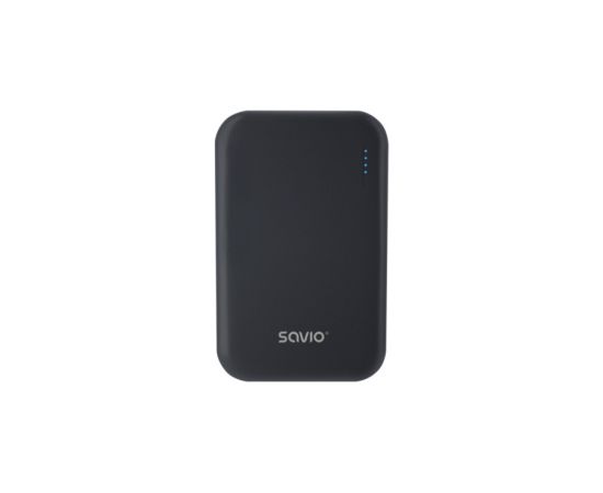 Enerģijas krātuve SAVIO Power Bank 10000mAh 10W PD Black Power Banks
