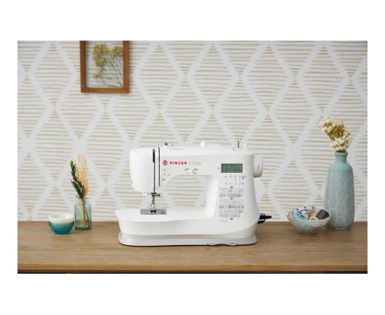 Singer Sewing Machine C5955 Number of stitches 417 Number of buttonholes 8 White Швейные машины