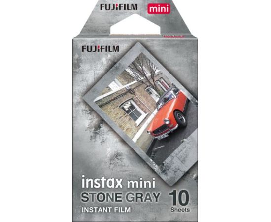 Fujifilm Instant Photo Plates Instax Mini Stone Gray 54 x 86 mm Image size: 46 x 62 mm Quantity 10 Jaunumi - Datori