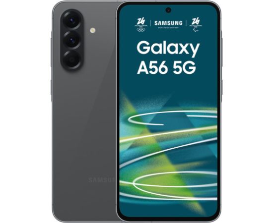 Samsung Galaxy A56 17 cm (6.7") Dual SIM Android 15 5G USB Type-C 8 GB 256 GB 5000 mAh Graphite Mobilie telefoni