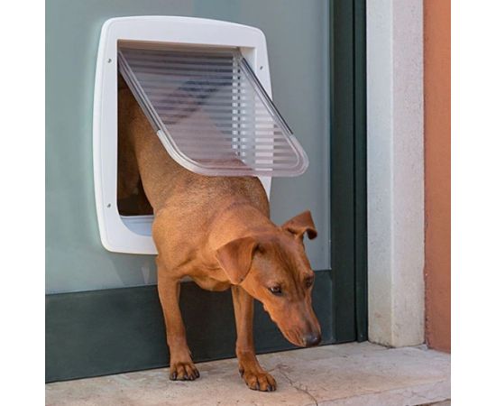 FERPLAST Swing 11 grey - dog and cat door - 31 x 9.6 x 38.4 cm Suņu un kaķu transport somas