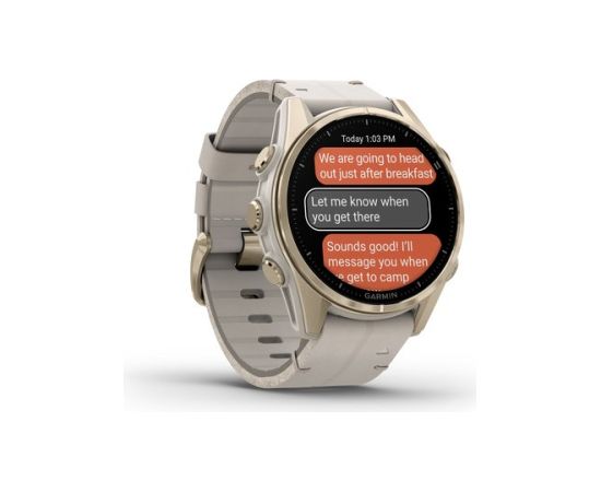 Garmin Fenix 8 3.3 cm (1.3") AMOLED 43 mm Digital 416 x 416 pixels Touchscreen Gold Wi-Fi GPS (satellite) Smart-Watch Умные часы