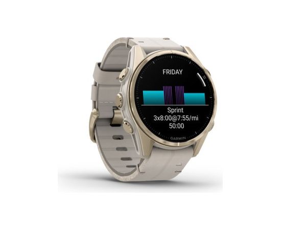 Garmin Fenix 8 3.3 cm (1.3") AMOLED 43 mm Digital 416 x 416 pixels Touchscreen Gold Wi-Fi GPS (satellite) Smart-Watch Умные часы