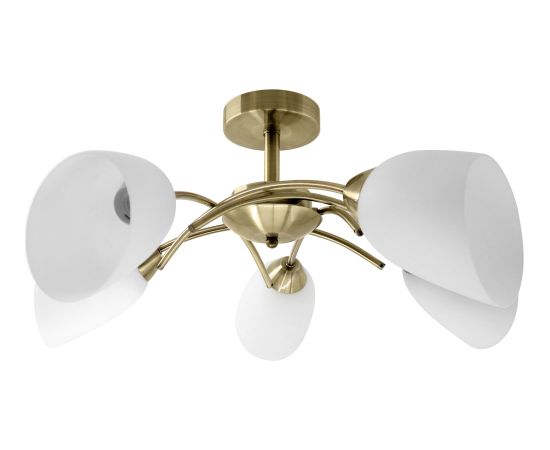 Classic ceiling chandelier pendant lamp Activejet NIKITA Patina 5xE27 for living room Modernās lampas