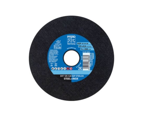 Abrazīvais griešanas disks Pferd EHT A60 S SGP Inox X-Slim; 125x0,8x22,23 mm Различные диски