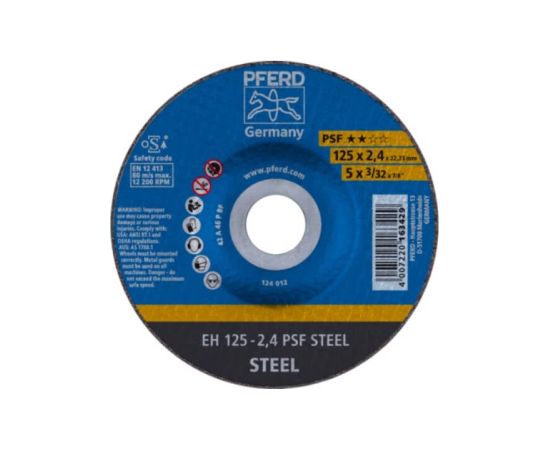 Abrazīvais griešanas disks Pferd EH; 125x2,4 mm metālam Различные диски