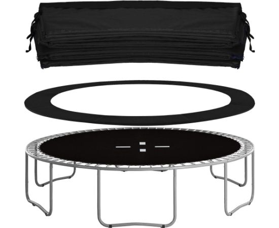 Springos 10FT melns atsperes pārsegs Batuti un aksesuāri