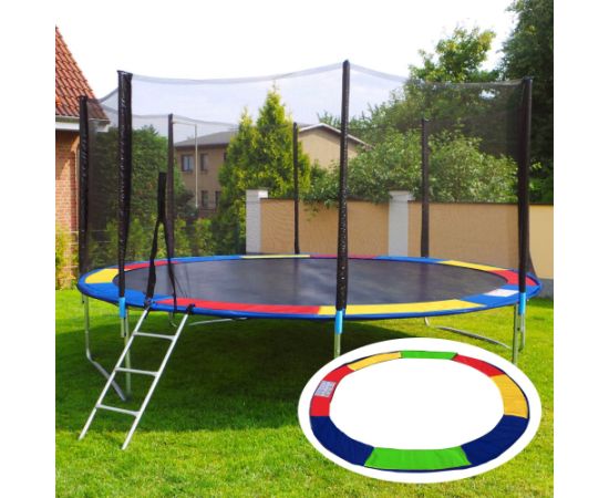 Springos Trampolīnas atsperu pārsegs TP-13FT 396 CM MULTI, daudzkrāsains Batuti un aksesuāri