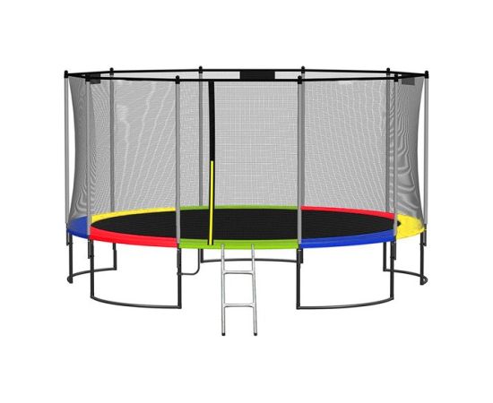 Springos Trampolīnas atsperu pārsegs TP-13FT 396 CM MULTI, daudzkrāsains Batuti un aksesuāri