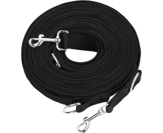 Treniņu pavada sunim Springos PA0334 10 m līdz 15 kg melna Citas preces