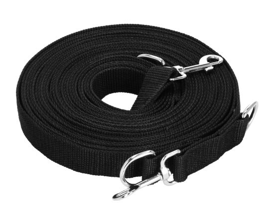 Treniņu pavada sunim Springos PA0334 10 m līdz 15 kg melna Citas preces