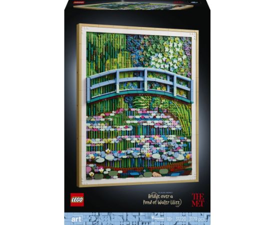 LEGO ART Claude Monet — Most nad stawem z liliami wodnymi (31220) Новости - Детские товары