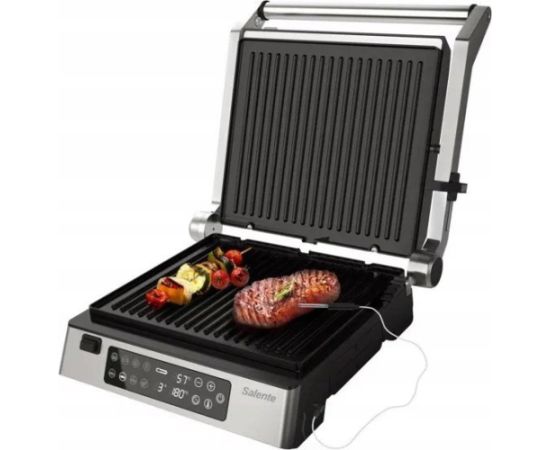 Evolveo Salente FlamePro grill kontaktowy z zewnętrzną sondą temperatury Jaunumi -Dārzam
