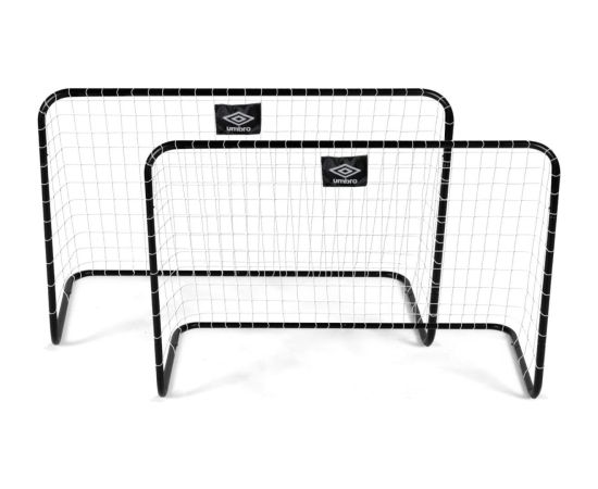 2 FUTBOLA VĀRTU KOMPLEKTS AR TĪKLU 78x56x45CM UMBRO Futbolam